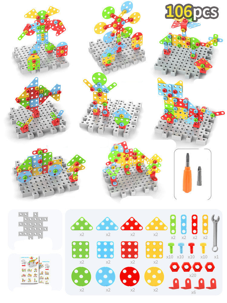 Kids Drill & Screw Board – Educational Fine Motor Toy
