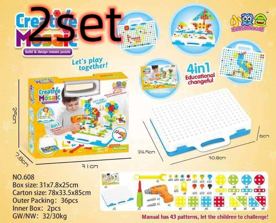 Kids Drill & Screw Board – Educational Fine Motor Toy