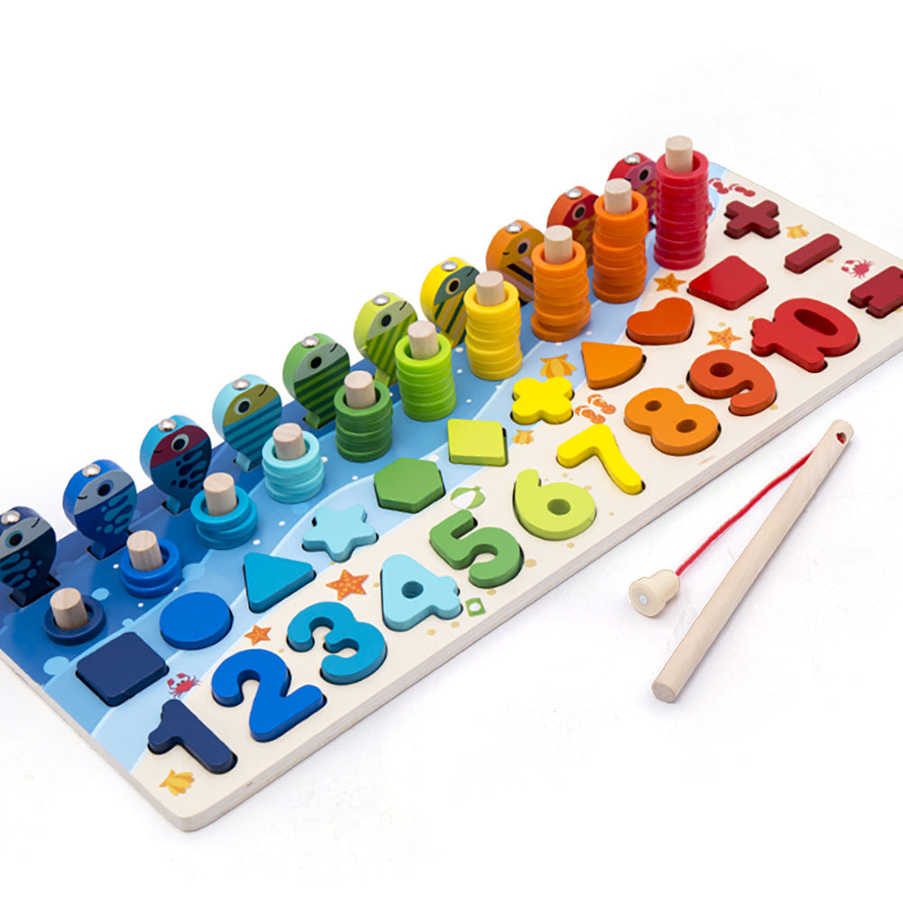 Wooden Alphanumeric Puzzle β Numbers, Letters & Colors Learning Toy