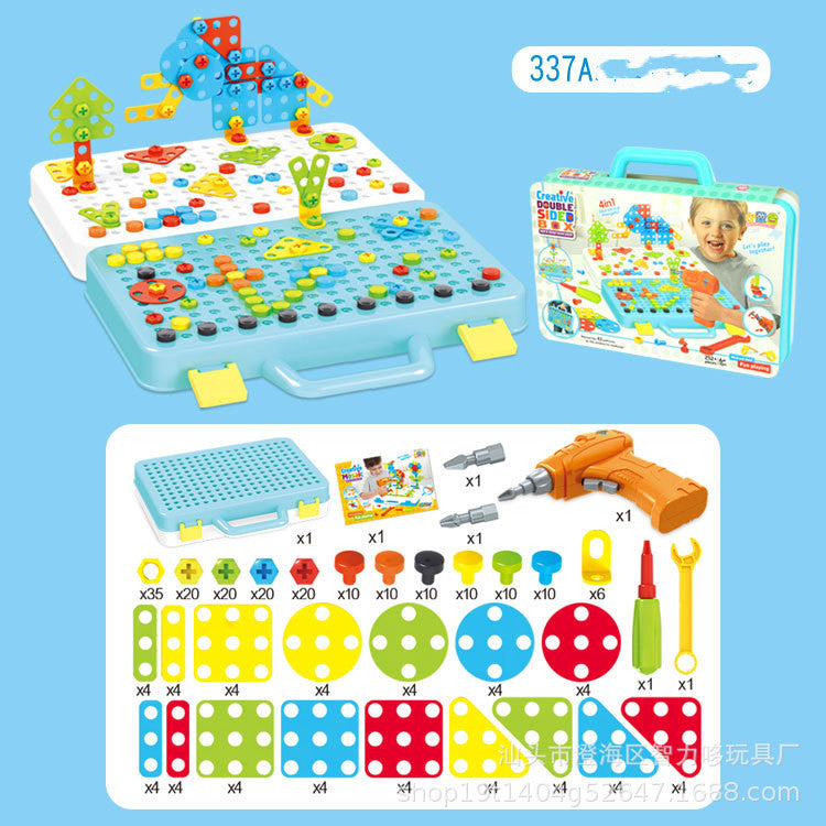 Kids Drill & Screw Board – Educational Fine Motor Toy