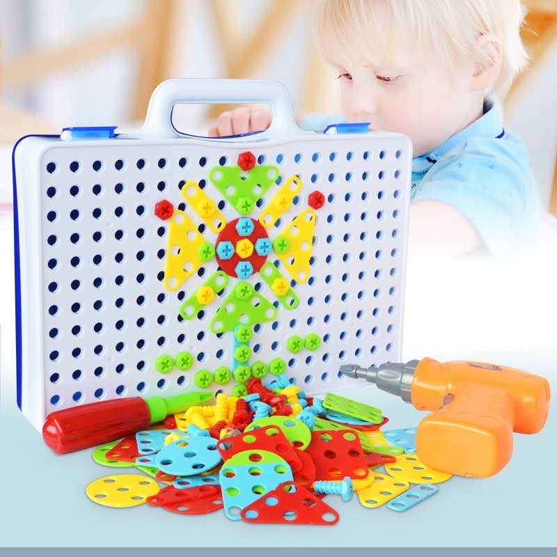 Kids Drill & Screw Board – Educational Fine Motor Toy