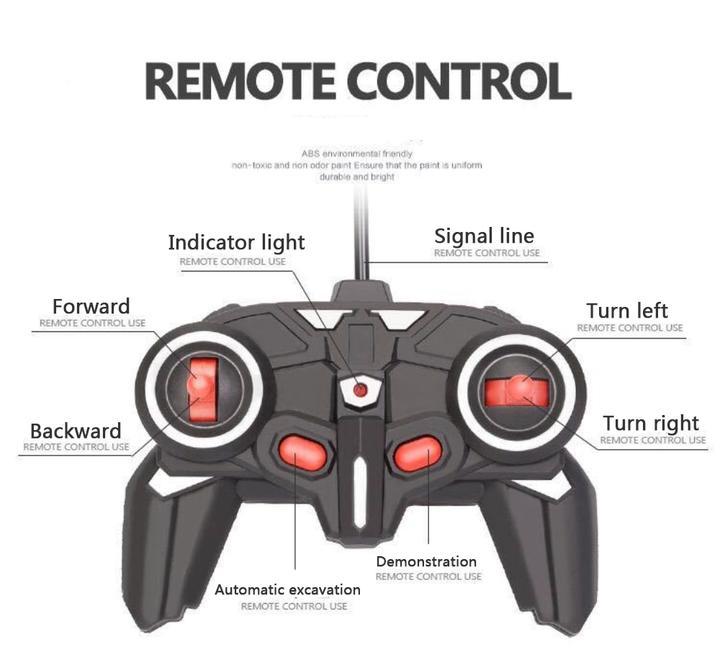 Remote Control Excavator with Lights & Sounds