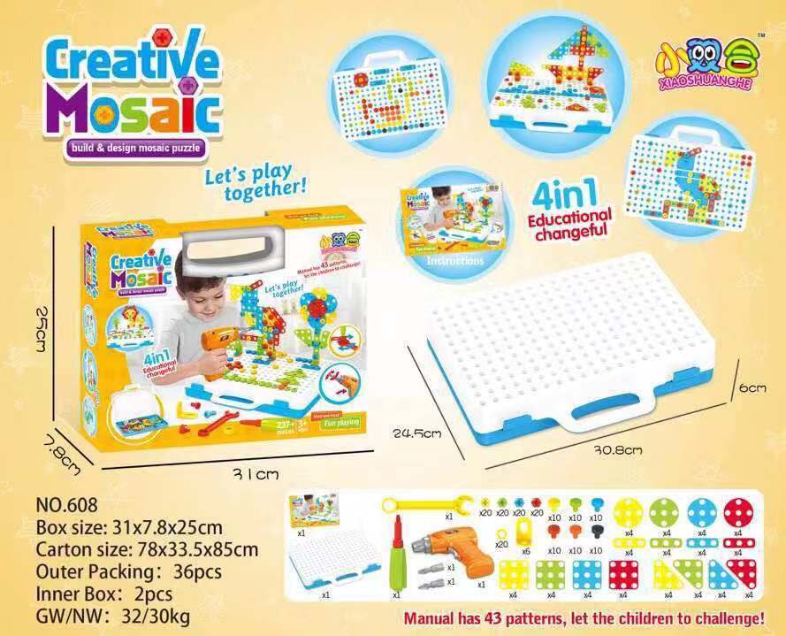 Kids Drill & Screw Board – Educational Fine Motor Toy