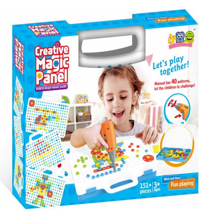 Kids Drill & Screw Board – Educational Fine Motor Toy