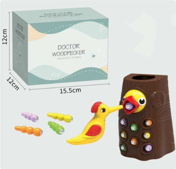 Woodpecker Magnetic Catch-the-Worm Game
