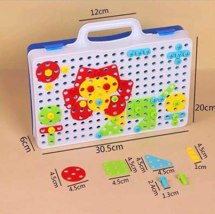 Kids Drill & Screw Board – Educational Fine Motor Toy
