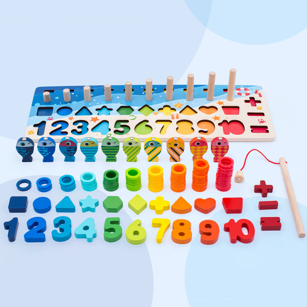 Wooden Alphanumeric Puzzle β Numbers, Letters & Colors Learning Toy