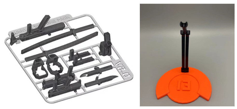 Build-It-Yourself Articulated Action Doll β PLA+PETG Plasti