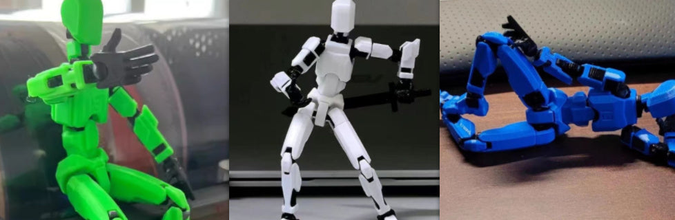 Build-It-Yourself Articulated Action Doll β PLA+PETG Plasti