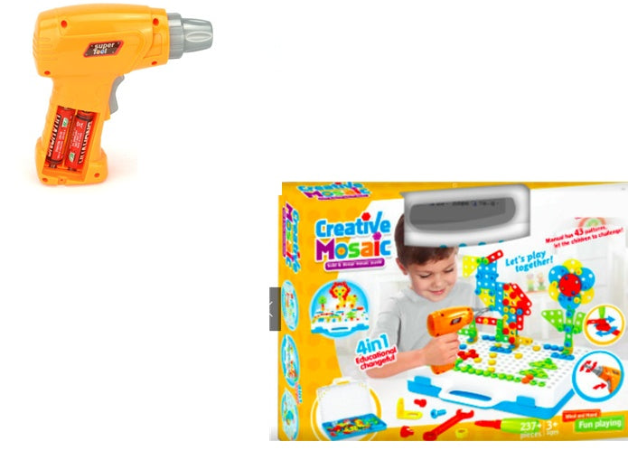 Kids Drill & Screw Board – Educational Fine Motor Toy