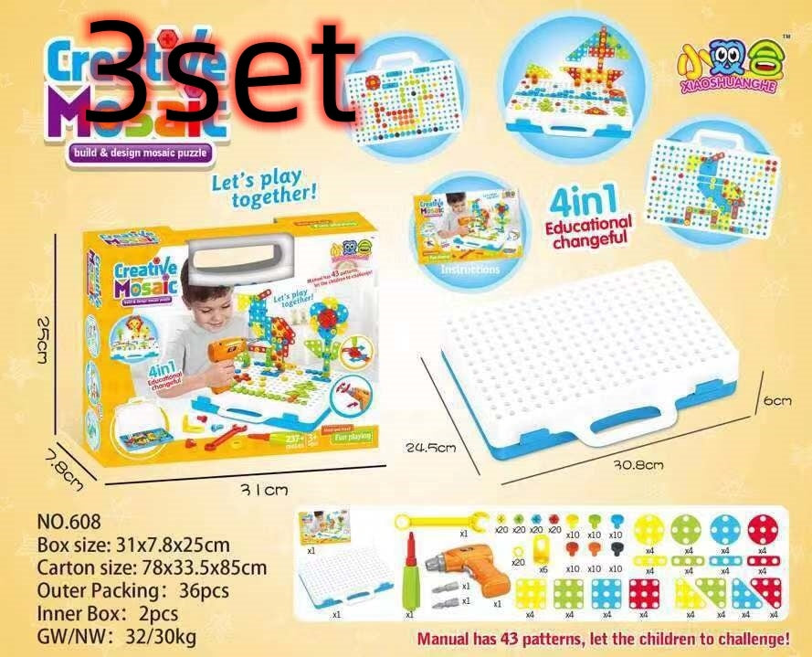 Kids Drill & Screw Board – Educational Fine Motor Toy