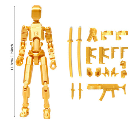 Build-It-Yourself Articulated Action Doll β PLA+PETG Plasti