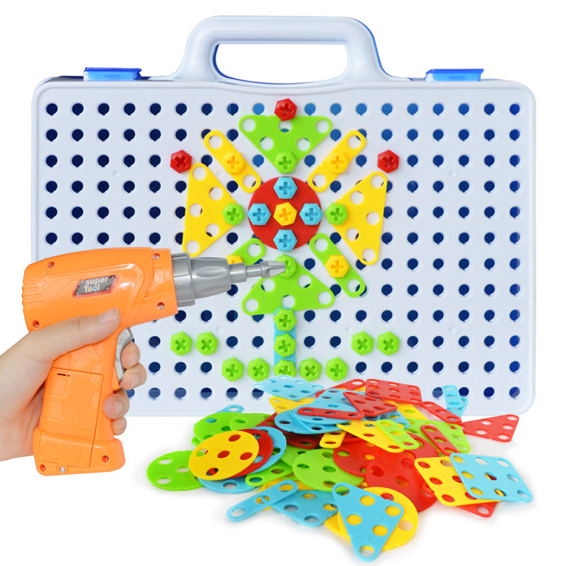 Kids Drill & Screw Board – Educational Fine Motor Toy