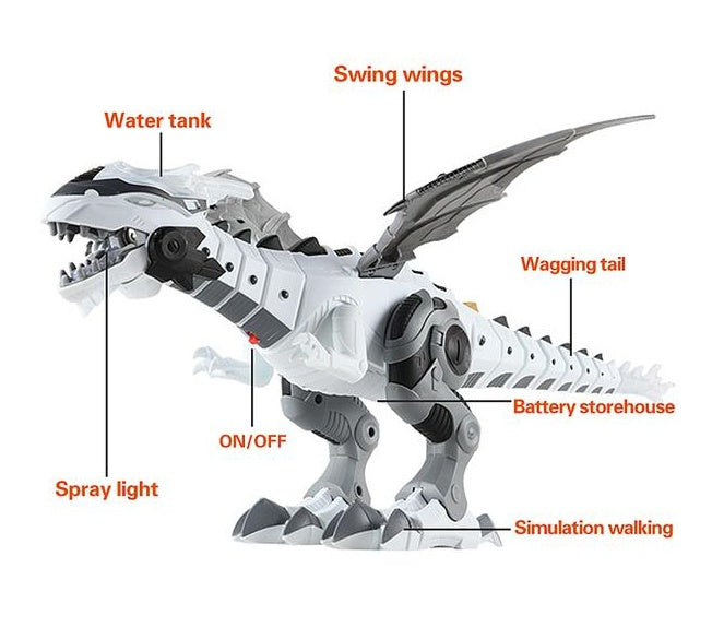 Smart Robot Dino with Lights & Sounds