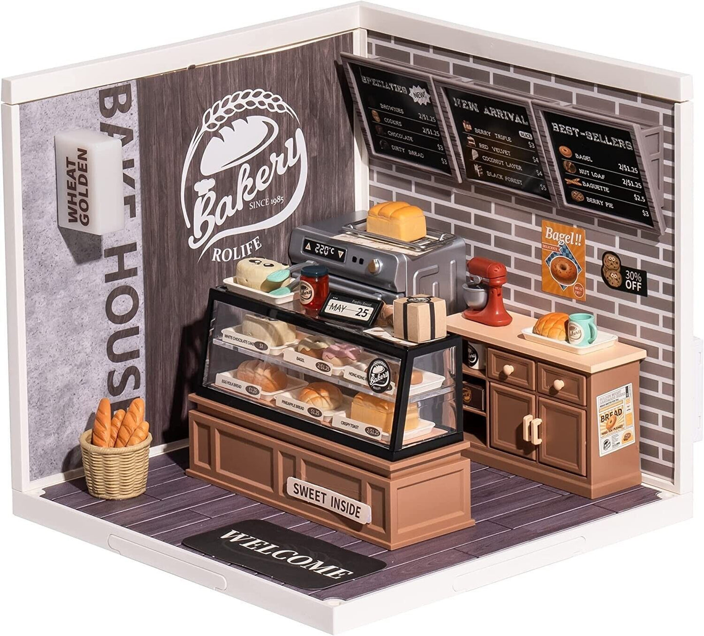 Rolife DIY Miniature House – Super World Dollhouse Kit