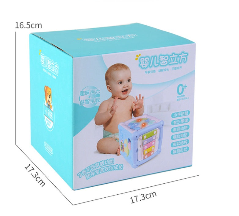 Musical Building Blocks Cube – Sound & Music Toy for Babies