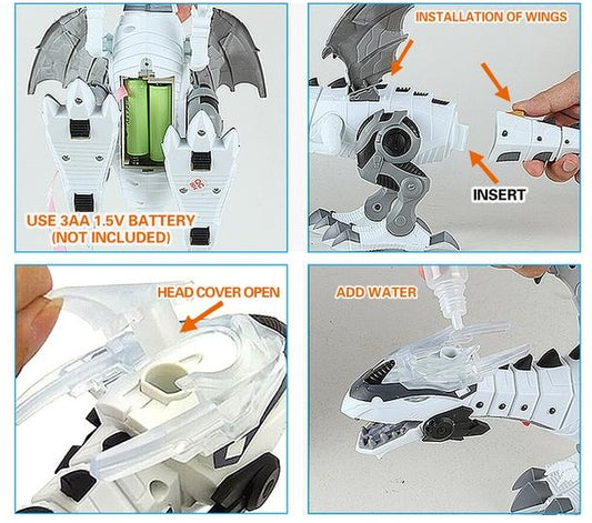 Smart Robot Dino with Lights & Sounds