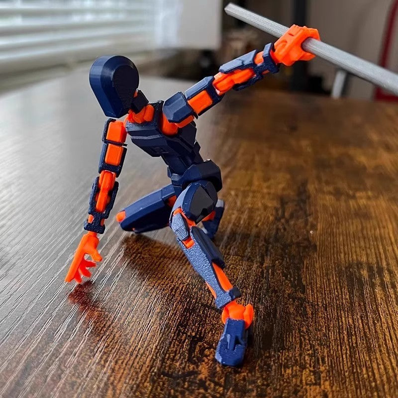 Build-It-Yourself Articulated Action Doll – PLA+PETG Plasti