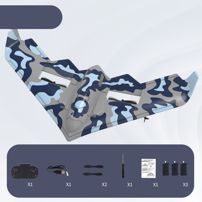 Remote Control Fighter Jet Glider – EVA Fixed Wing Plan