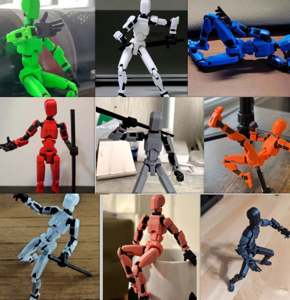 Build-It-Yourself Articulated Action Doll – PLA+PETG Plasti