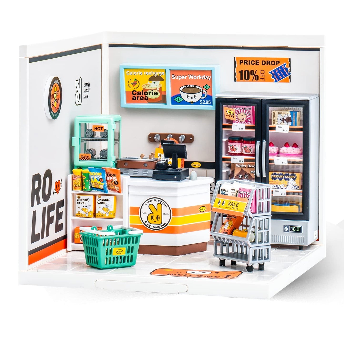 Rolife DIY Miniature House – Super World Dollhouse Kit