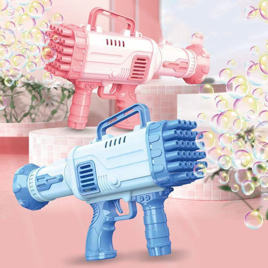 Bazooka Bubble Machine – 32-Hole Electric Bubble Gun for Kid
