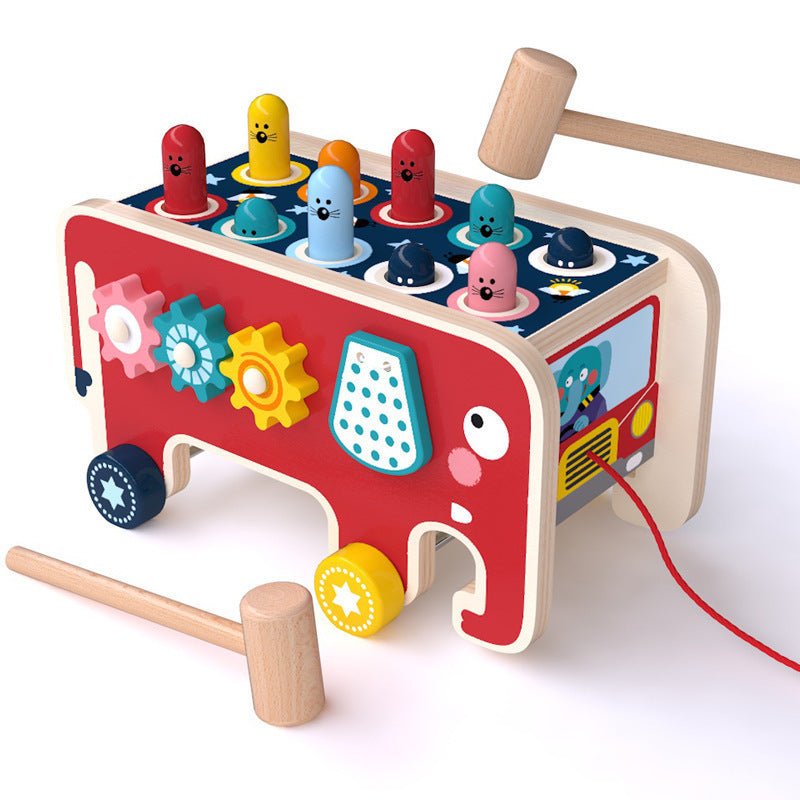 Wooden Hamster Musical Toy – Percussion & Sensory Play for Toddler