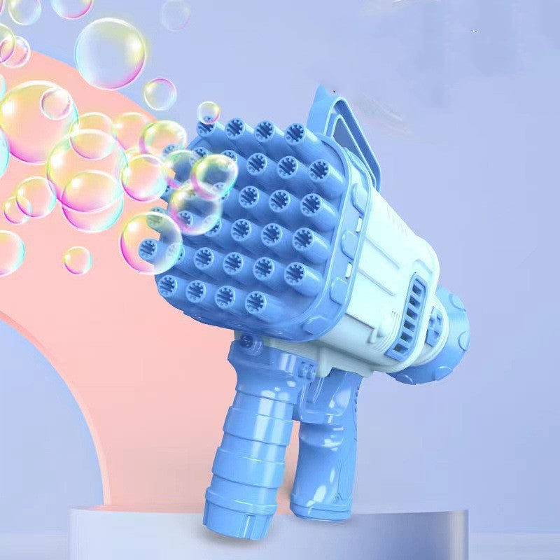 Bazooka Bubble Machine – 32-Hole Electric Bubble Gun for Kid