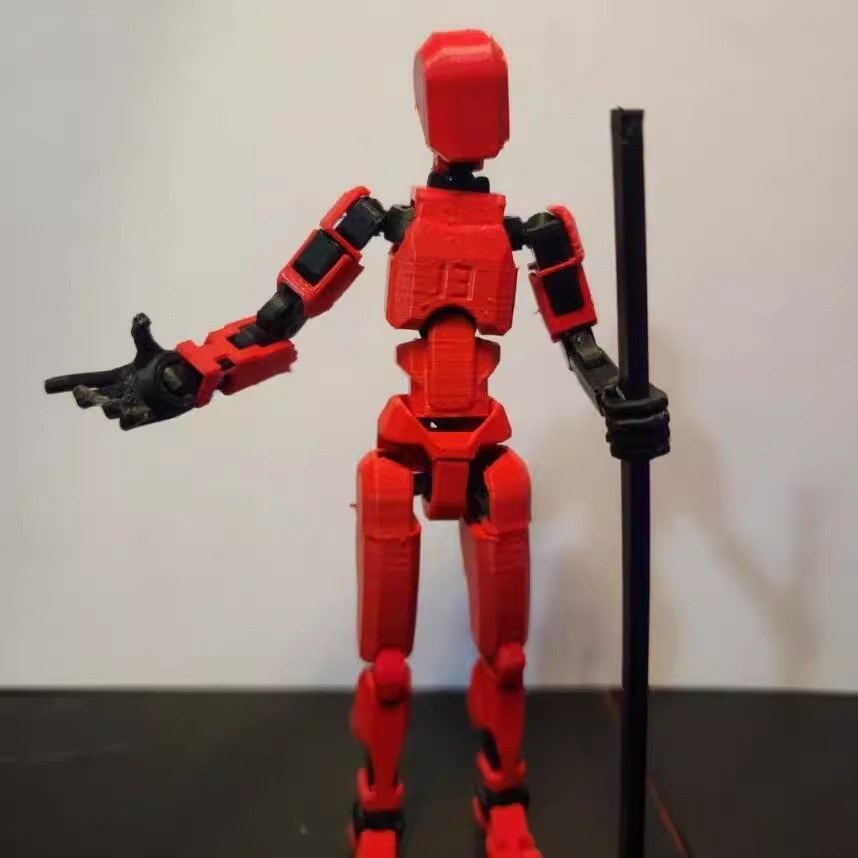 Build-It-Yourself Articulated Action Doll – PLA+PETG Plasti