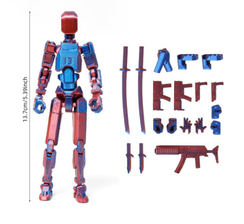 Build-It-Yourself Articulated Action Doll – PLA+PETG Plasti