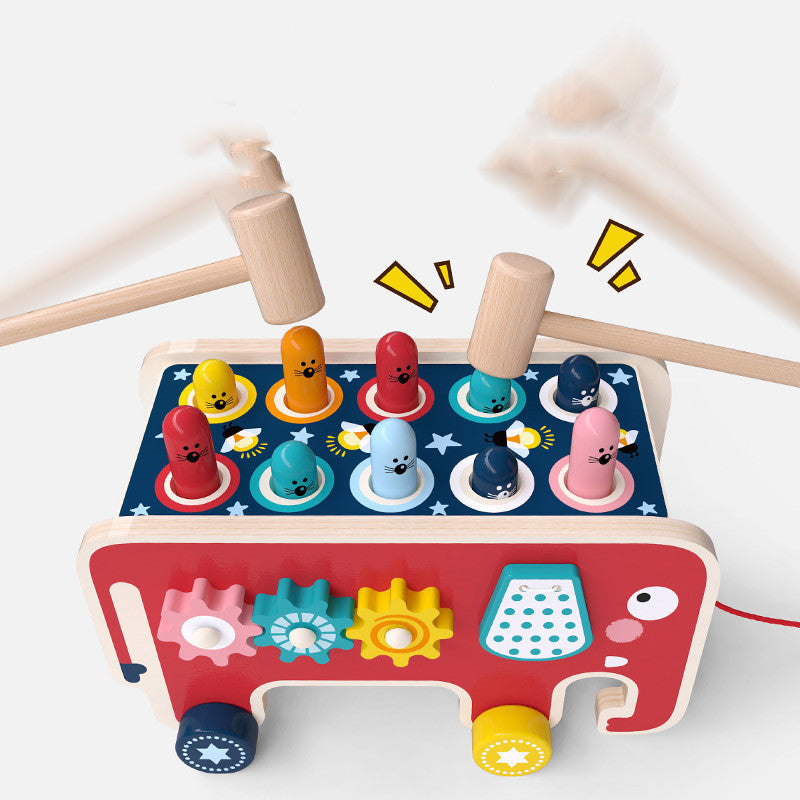Wooden Hamster Musical Toy – Percussion & Sensory Play for Toddler